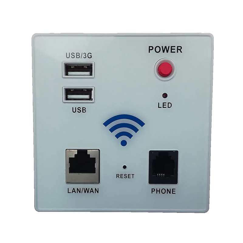 300Mbps Wifi Router Wall Embedded Wireless AP Repeater 2.4G Portable USB RJ11 Module Router USB Char