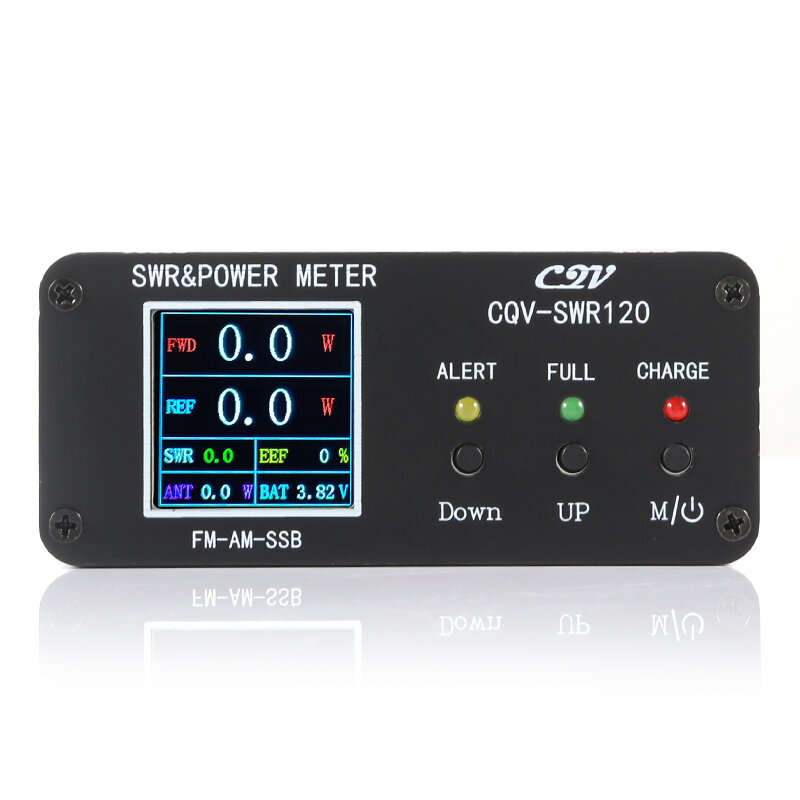 CQV-SWR120 120W SWR Power Standing Wave Meter High Standing Wave Alarm Function 240 * 240 Full Color