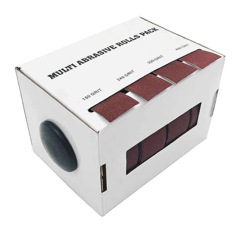 4pcs Abrasive Paper Sandpaper With Dispenser Drawable Emery Cloth Roll Polishing Tearable Abrasive C