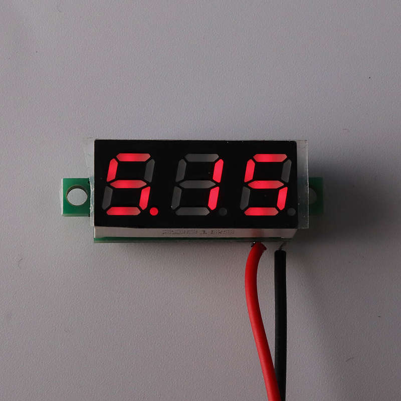 3Pcs Geekcreit Red LED 0.28 Inch 2.5V-30V Mini Digital Volt Meter Voltage Tester Two Line Voltmeter