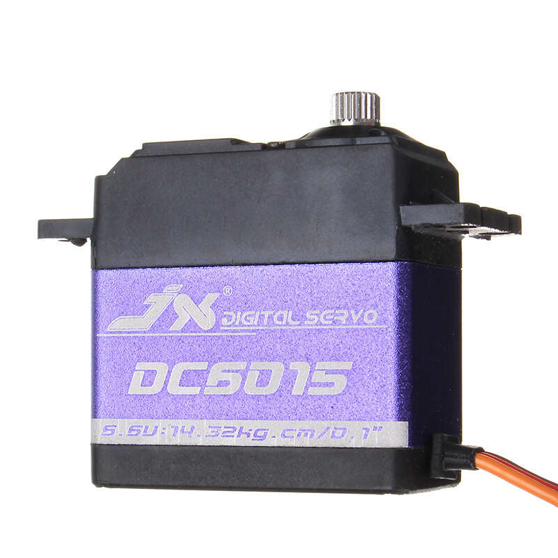 JX DC6015 14.32KG DC Metal Gear High Torque Standard Angle Digital Servo For RC Model Transmitter Ra