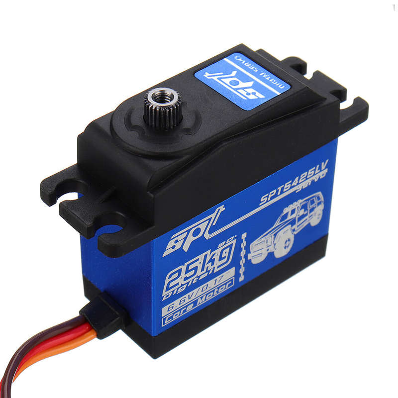 SPT Servo SPT5425LV 25KG 90 Large Torque Digital Metal Gear Servo For 1:8 1:10 RC Robot Car Boat