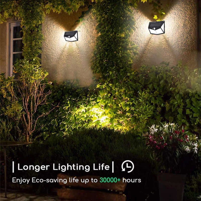 BULK FROM 6 // 212 LED OUTDOOR SOLAR WALL LIGHT MOTION SENSOR  LIGHT