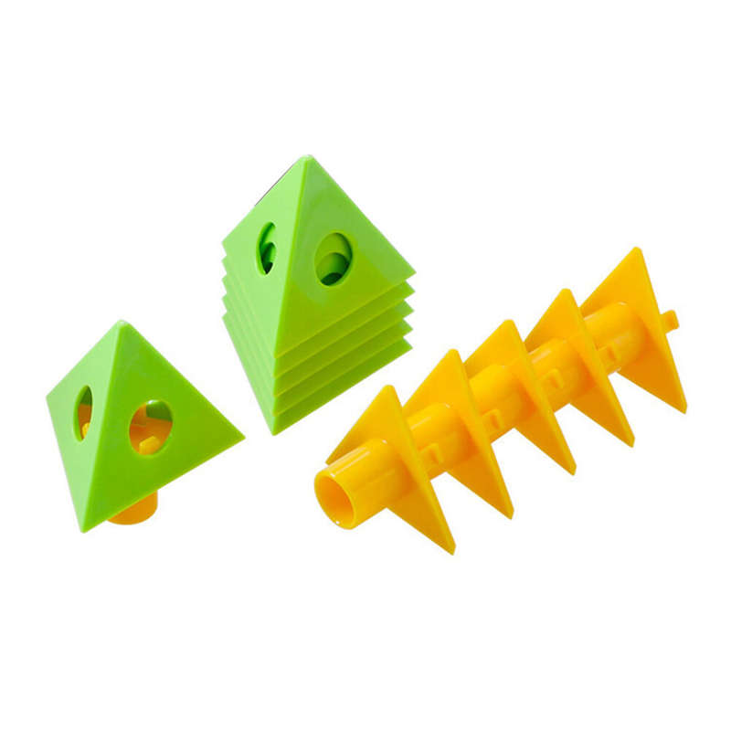 12PCS 6-Set PVC Triangle Paint Brackets for Woodworking Dual-Use Design Compact and Portable DIY Pai