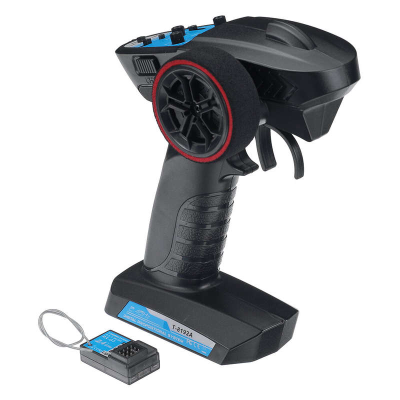 FLYUEACE T-8192A 2.4GHz 3CH RC Transmitter With Receiver for RC Car Boat RC Models Tank