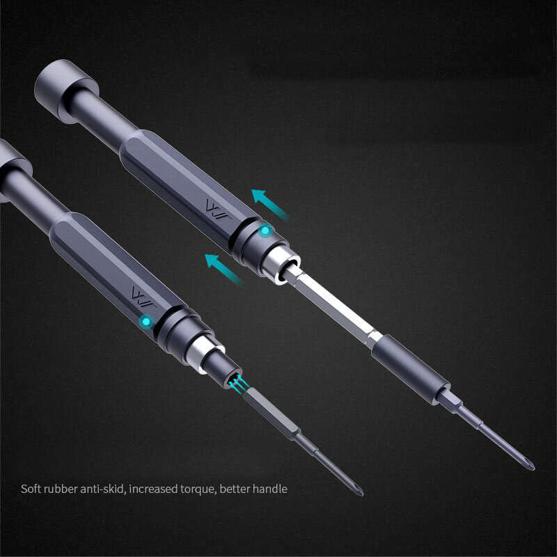 [2021 New] JIMI JM-GNT60 60 In 1 Magnetic Screwdriver Household DIY Precision Screw Driver Repair To