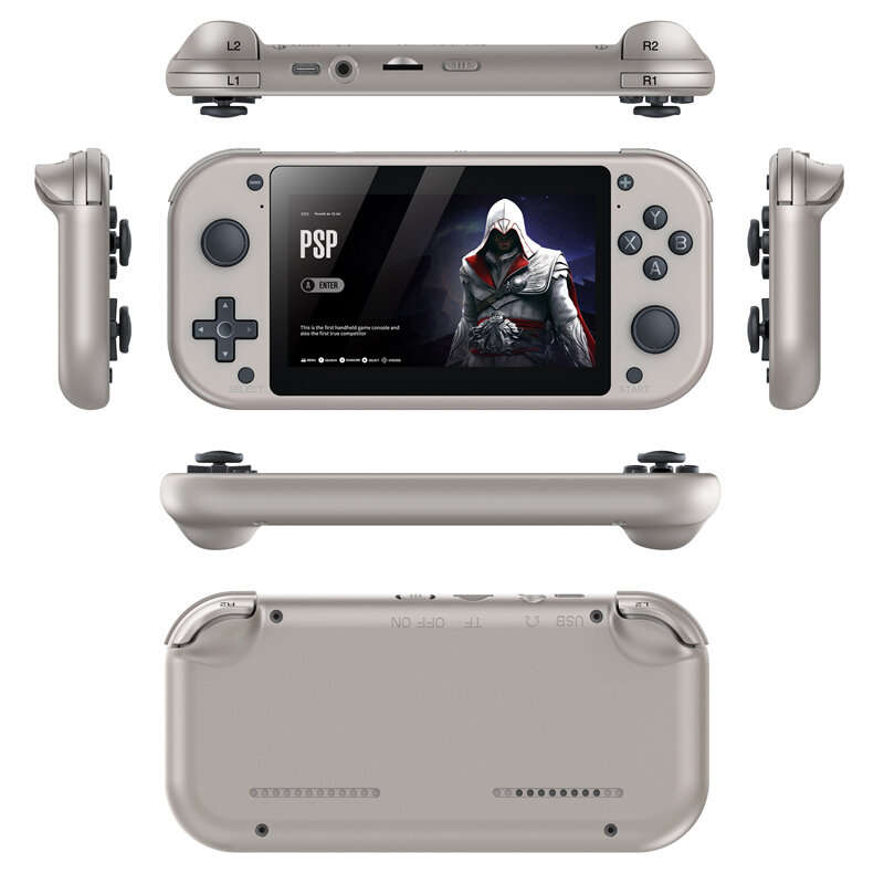 M17 Retro Handheld Video Game Console 4.3 Inch IPS Screen 64G/128G Portable Pocket Video Player Clas