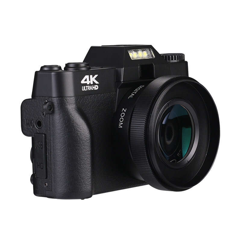 48MP 4K HD Digital Camera Vlogging Camcorder 30FPS Wi-Fi 16X Zoom Video Camera Camcorder Recording C