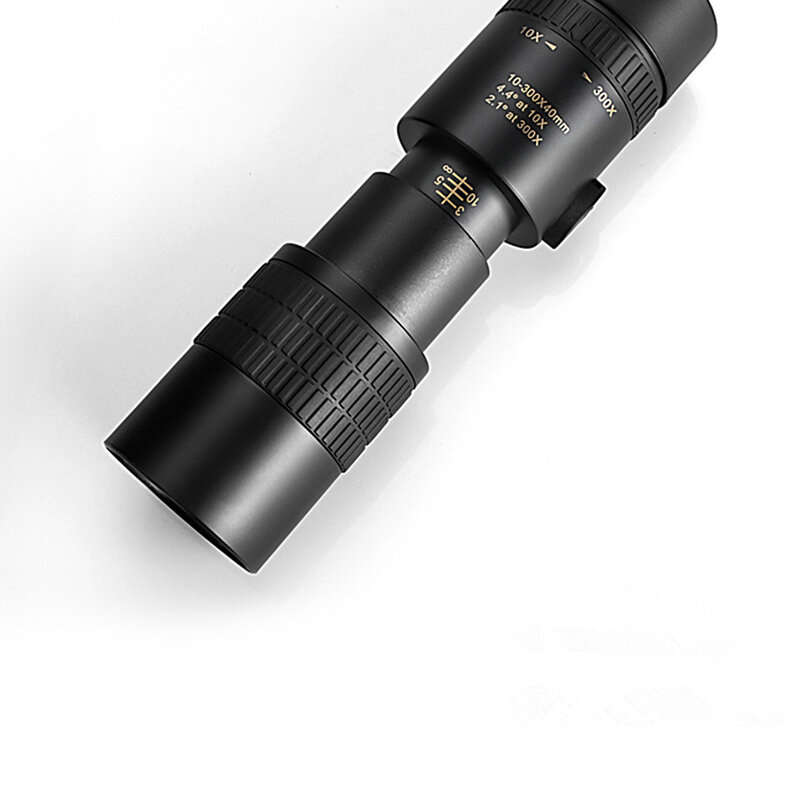10-300X40 Monocular Telescope HD Zoom Pocket Low Night Vision Powerful Telescope For Camping Hunting
