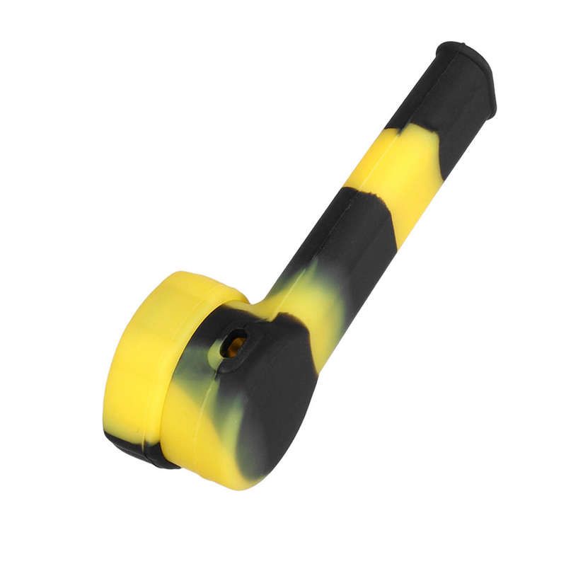 Portable Silicone Tube Pipe Smoker Pipe Herb Unbreakable Silicone Toba-ccco Weed Pipe