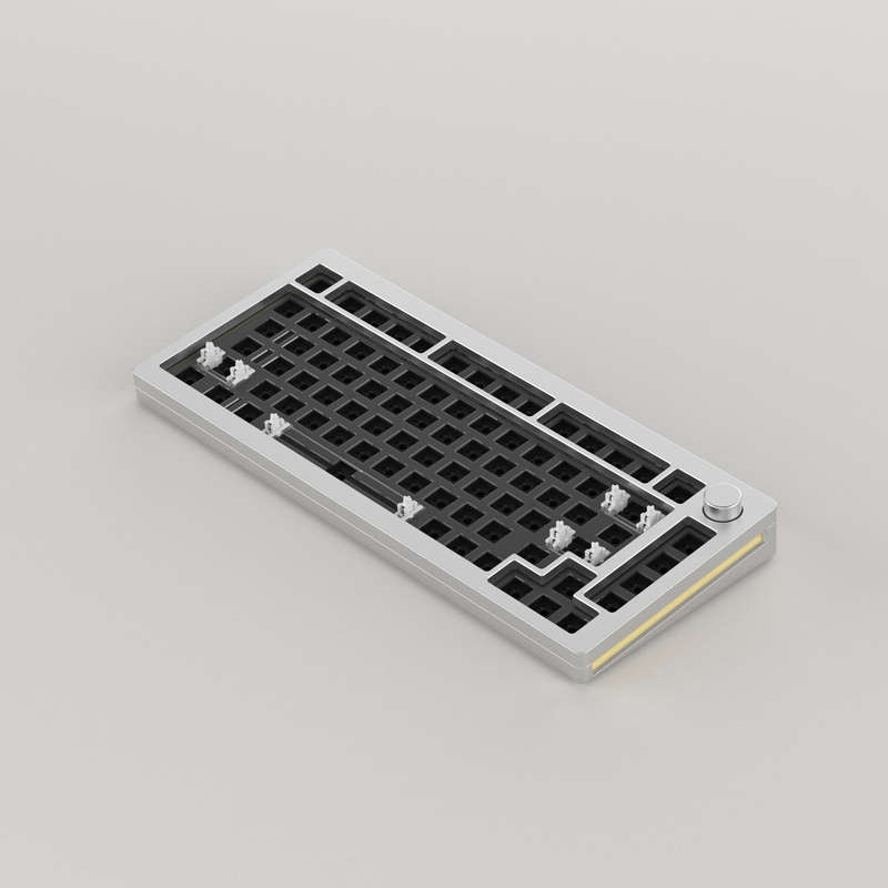 MONSGEEK M1 Aluminum DIY Kit 75% Layout RGB Hot-swap Mechanical Keyboard Kit CNC Metal VIA/QMK Gaske