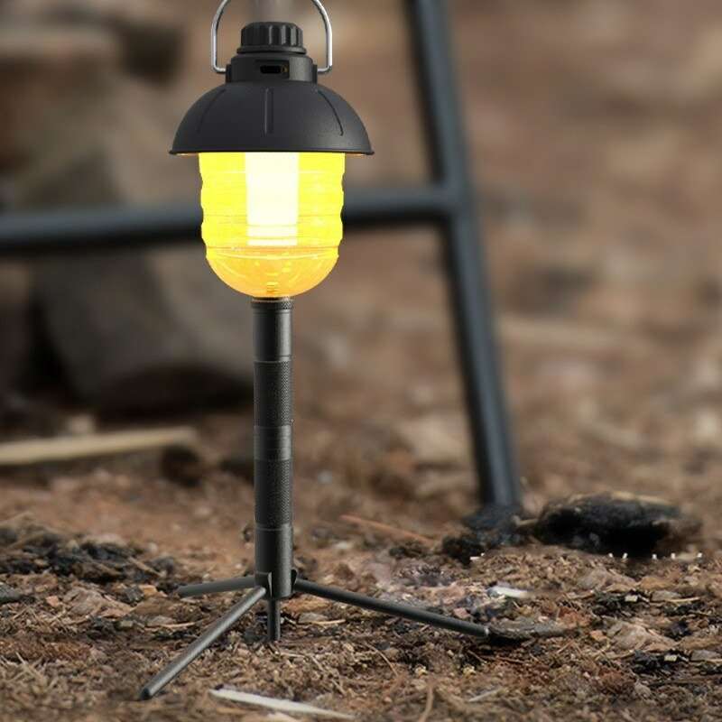 Aluminum Lantern Stand Camping Lamp Pole for Astrolux CL01 CL02 Foldable Light Support Holder Lamp B