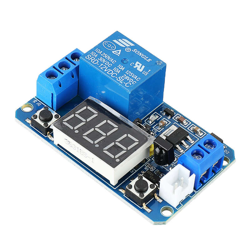 3pcs 12V DC Infrared Remote Control Full-function Delay Cycle Timing Relay Module with LED Digital D