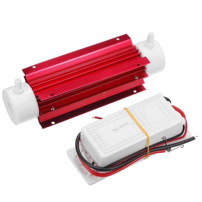 AC220V 7g/h Quartz Tube Type Ozone Generator Kit Industrial Water Ozone Generator for Hospitals Ozon
