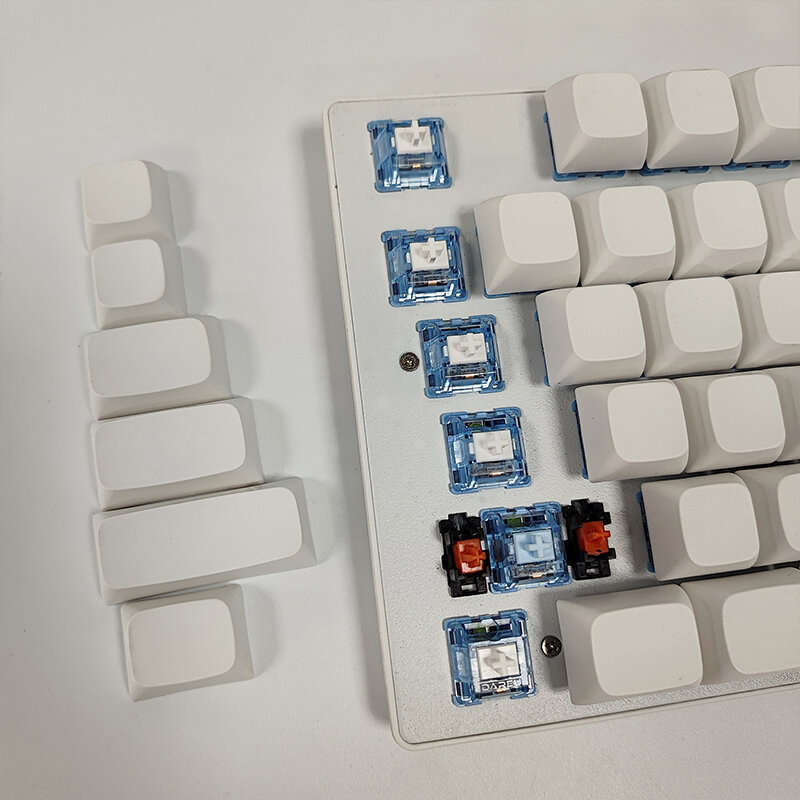 120-key XDA White Keycaps Set PBT Sublimation Mechanical Keyboard Key Accessory Set