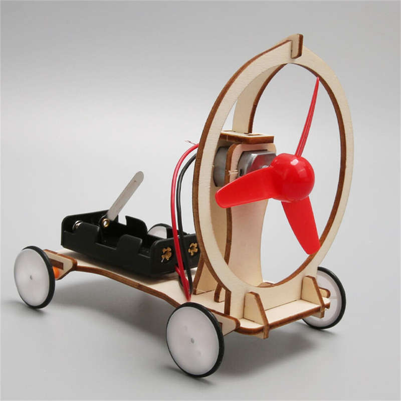 Children's Science Experiment Electric Wind Turbine Technology Small Production Handmade DIY KIT Kin