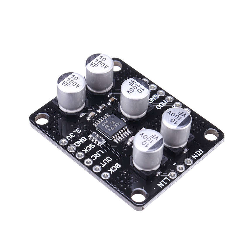 CJMCU-1808 PCM1808 Single-ended Input 99dB SNR Stereo ADC Module Analog Input Decoder 24bit Amplifie