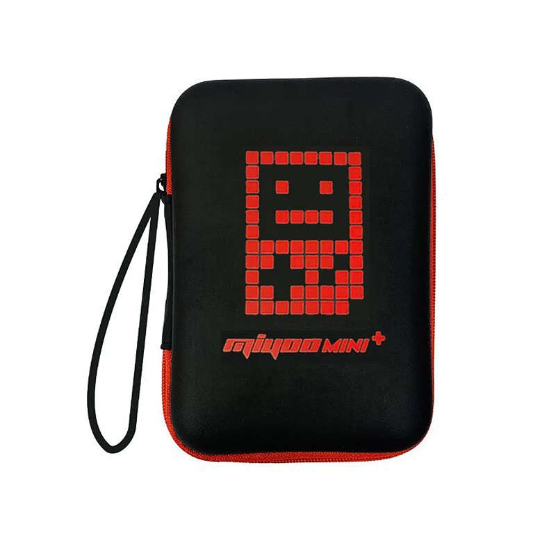 Miyoo Mini Plus Protective Case Retro Portable Scratch-Proof Zipper Handbag Cover for Video Game Acc