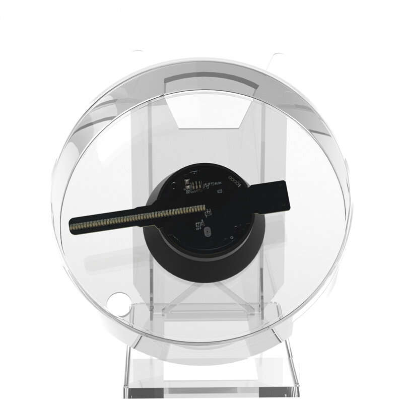 3D Fan Hologram Projector Remote Display Support Images and Video for Placing on Desks, Restaurants,