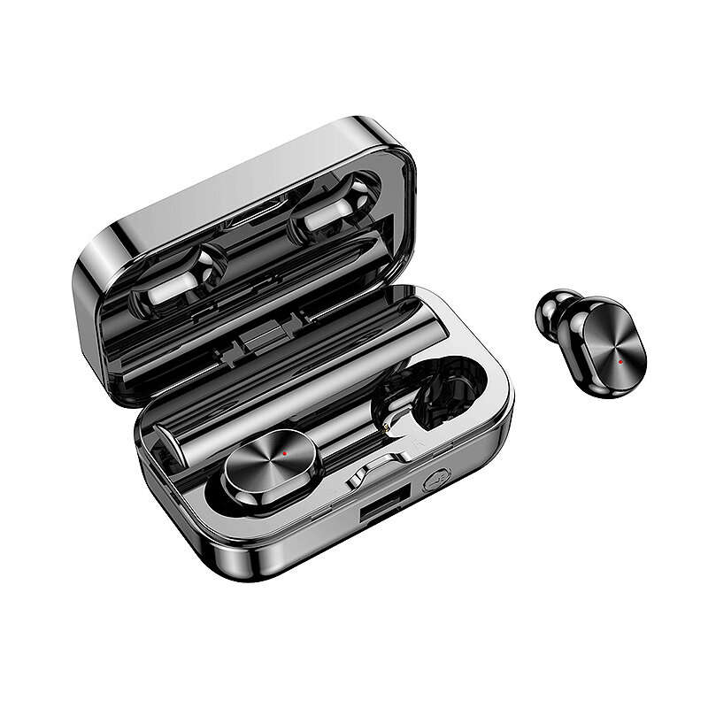 T16B TWS bluetooth 5.2 Earphone HiFi Surround Stereo 1200mAh Battery Waterproof LED Digital Display