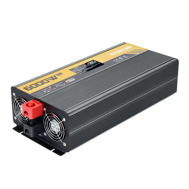Excellway 1000W/2000W/3000W/4000W/6000W(Peak) Car Power Inverter 110V 60Hz DC 12V/24V Converter with