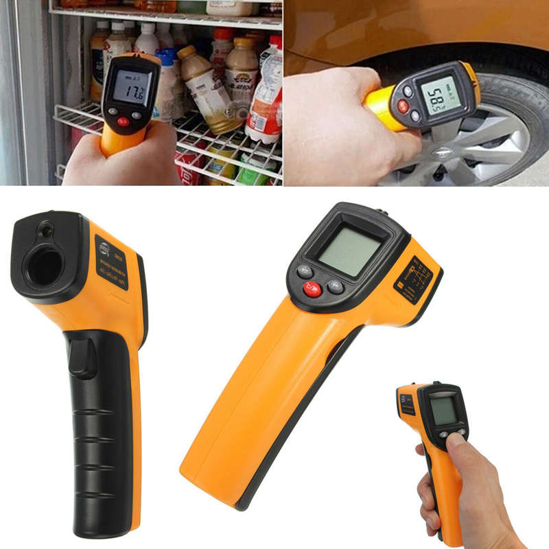 BENETECH GM320 Non Contact Laser LCD Display Digital IR Infrared Thermometer Temperature Meter Gun -