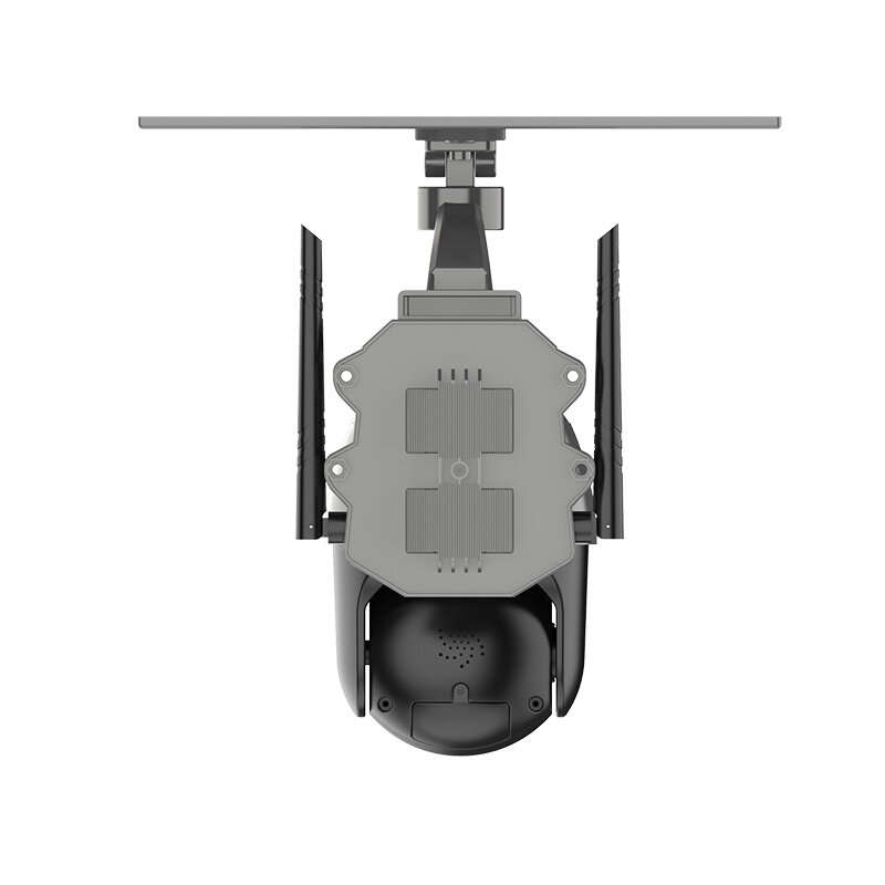 Q5BPro 4G Solar Powered Camera PTZ Wireless Color Night Vision 9600mAh Buit-in Mic Audio Intercom IP