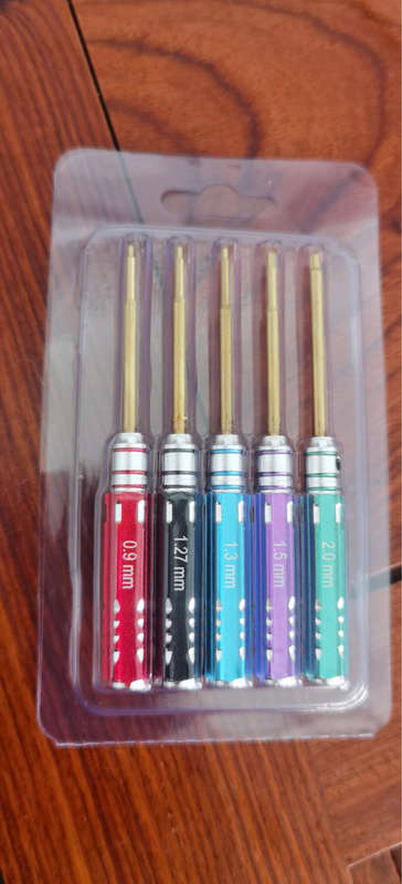 Mini 0.9mm 1.27mm 1.3mm 1.5mm 2.0mm Screw Driver Set HSS Hexagon Screwdriver