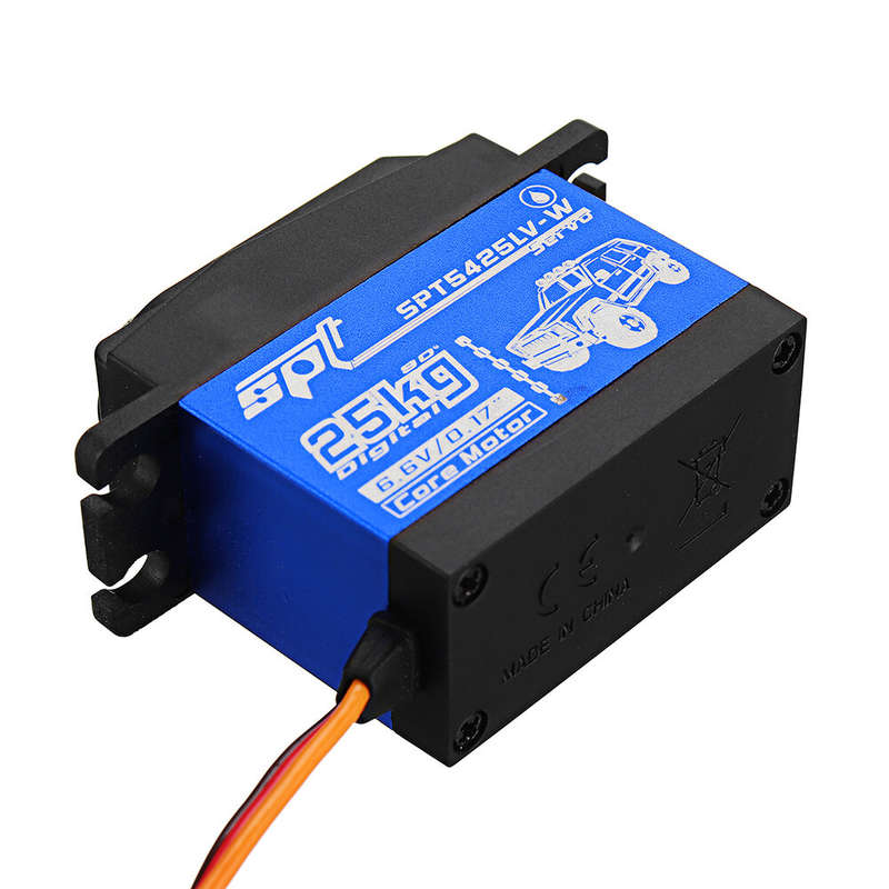 SPT Servo SPT5425LV-W 25KG 90 Digital Servo Metal Gear Large Torque Waterproof For 1:8 1:10 RC Robot