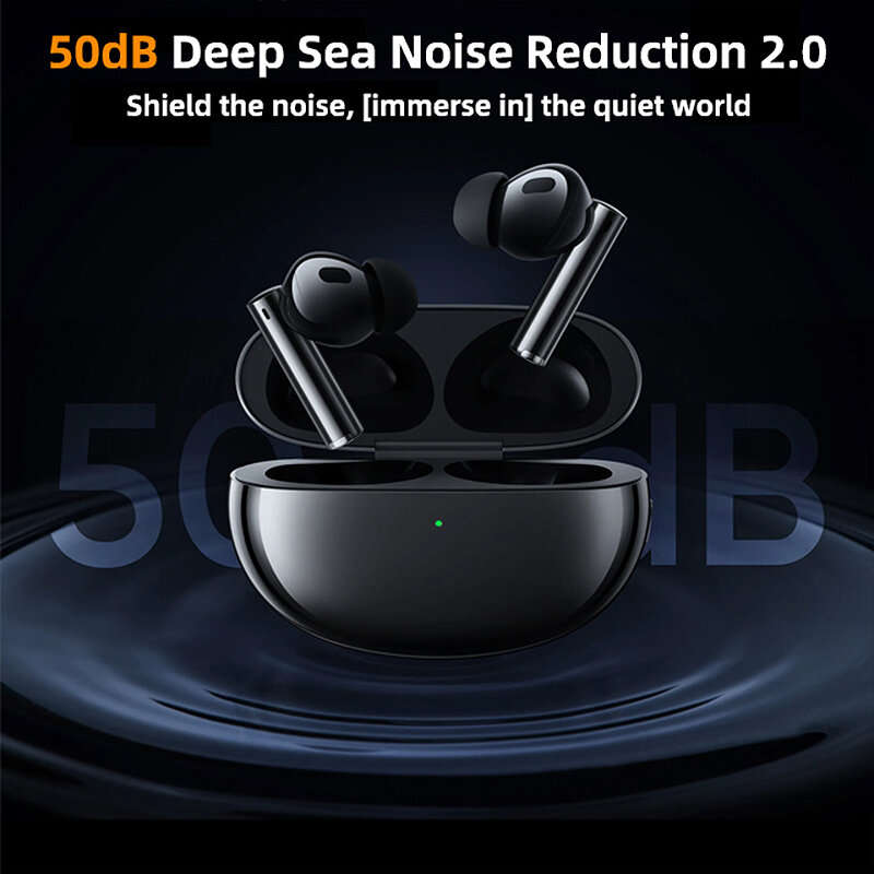 Realme Buds Air5 Pro TWS bluetooth 5.3 Earphone ANC Noise Cancelling Earbuds LDAC AAC Audio HiFi Ste