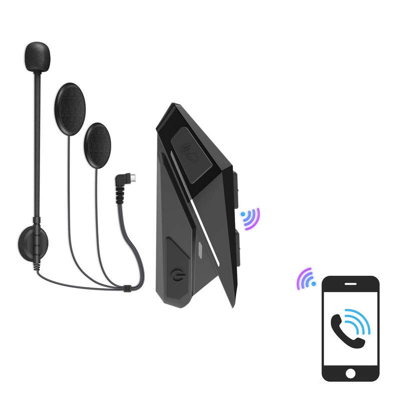 Motorcycle Riding Helmet Headphones Hands-free Calling Wireless Headset Bluetooth V5.0 Helmet Music