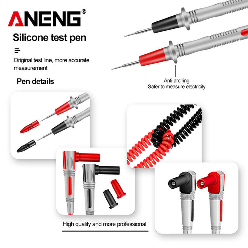 ANENG PT2010 Multifunctional Tester Lead Universal Multimeter Probe Spring Wire Pen Cable Electric T