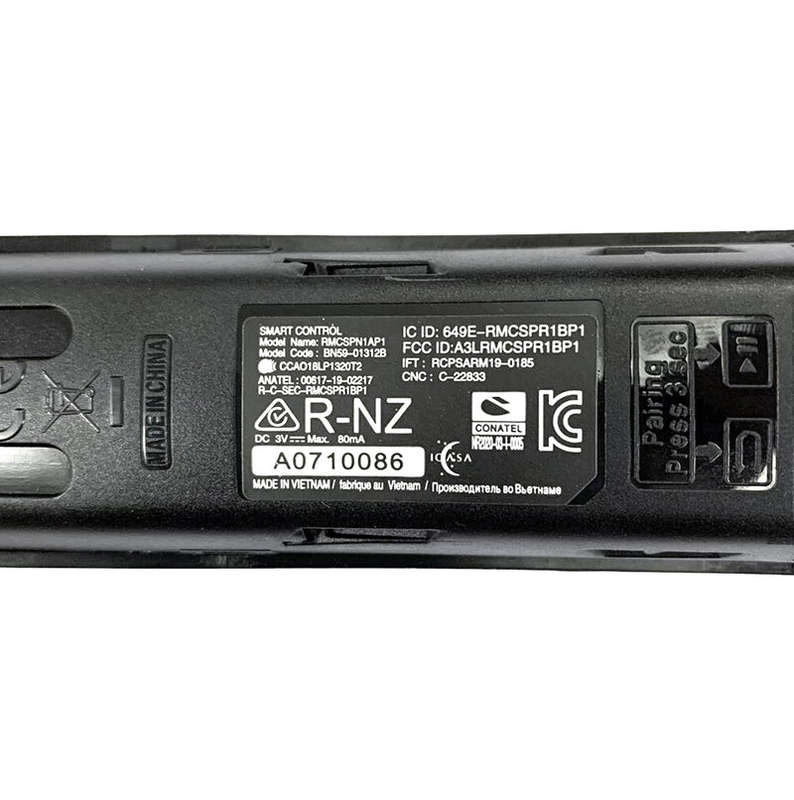 SAM BN59-01312B Voice Remote Control Bluetooth with Netflix for Prime video Rakuten Keys for Samsung