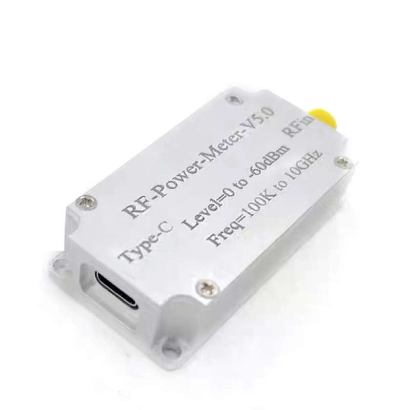 100K-10GHZ USB RF Power Meter V5 USB Communication Data Export Power Detector Amplitude Measurement