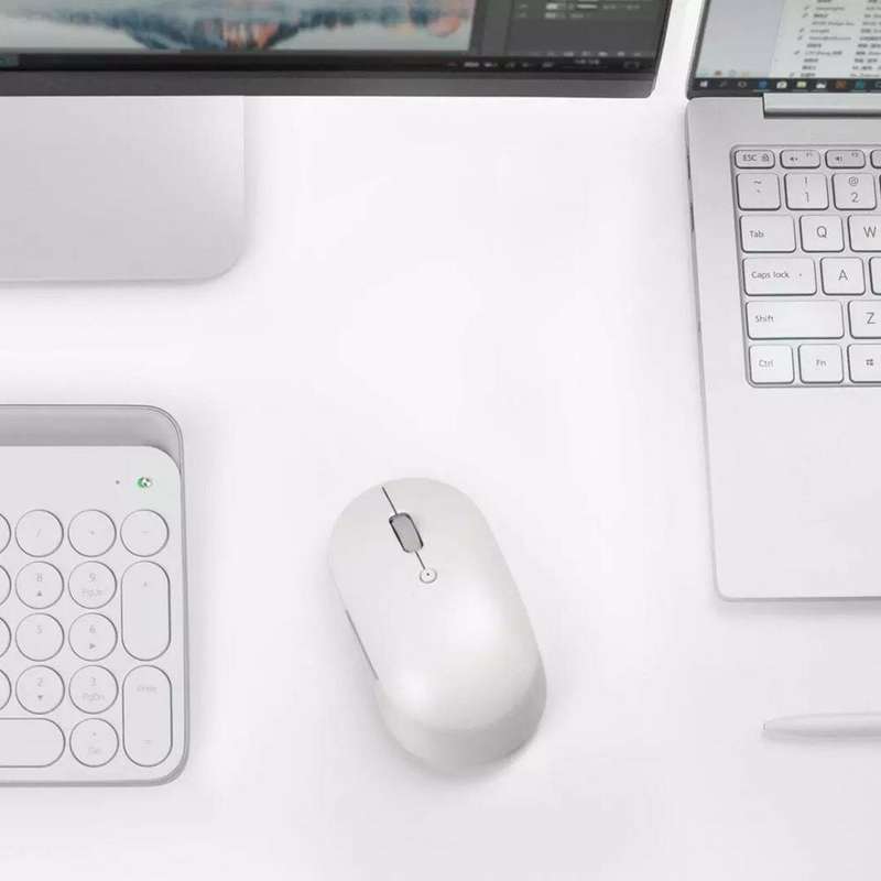 Xiaomi Mi Wireless Dual-Mode Mouse Silent Ergonomic bluetooth USB Side buttons Protable bluetooth &