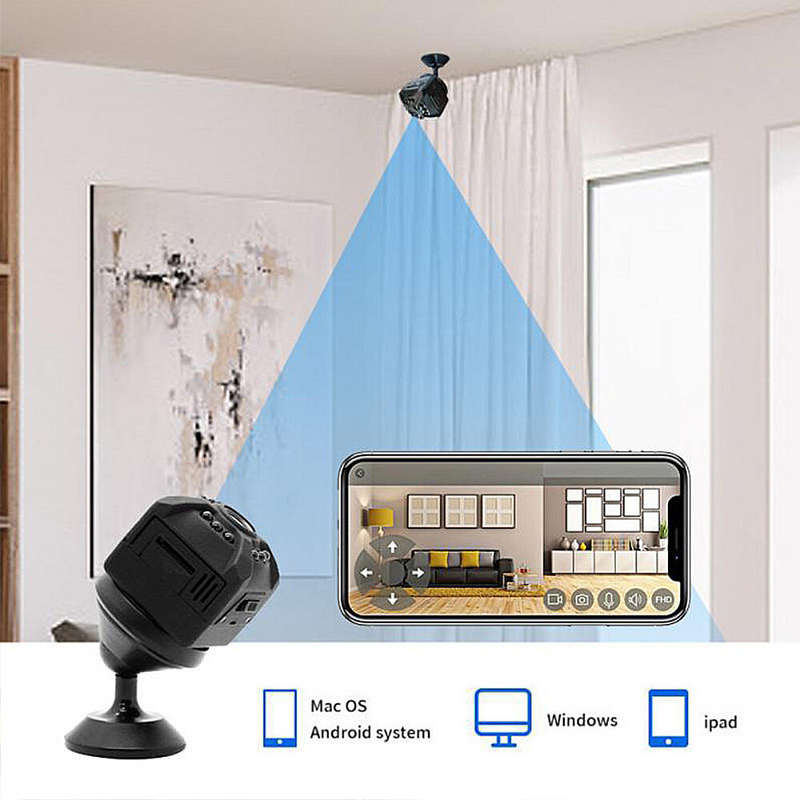 X5 Mini Wifi IP Security Camera Wireless 1080P HD Micro Surveillance Cam Night Vision Motion Detecti
