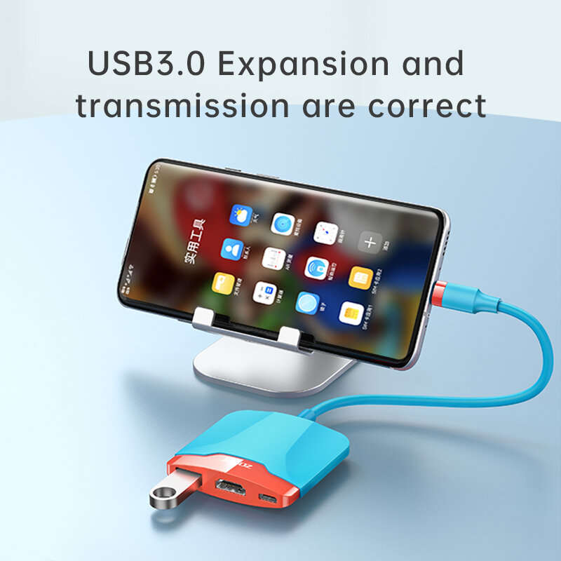 Jasoz USB C to HDMI Adapter 4K USB 3.0 for Nintendo NS Switch Host Portable Docking Station Accessor
