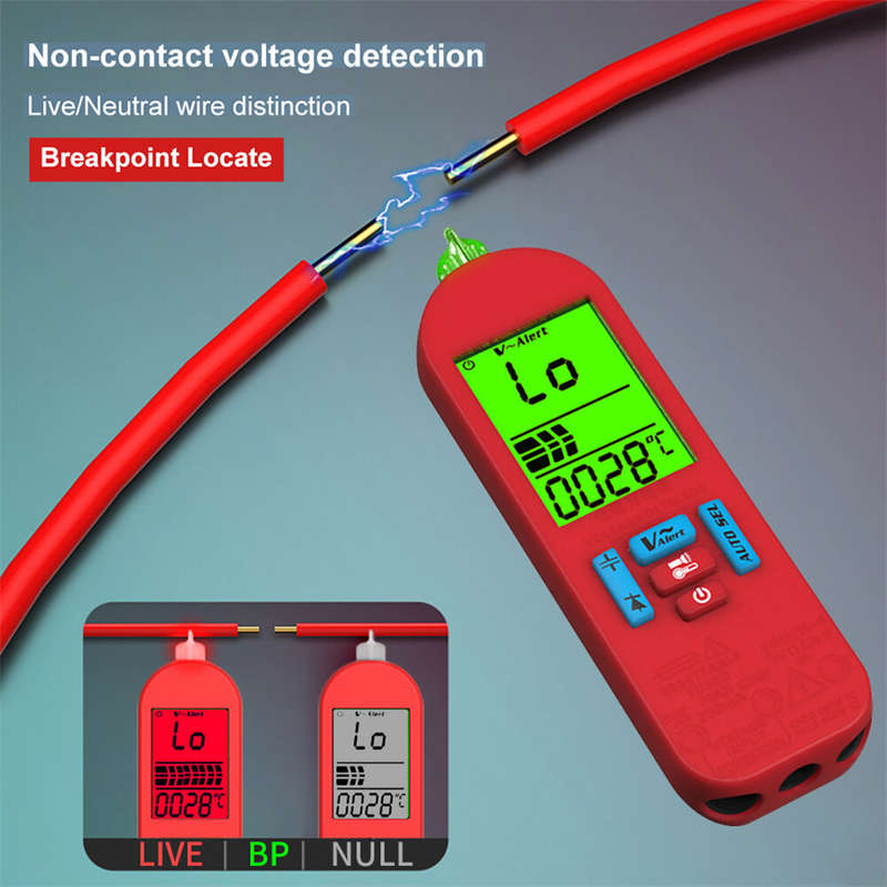 BSIDE A2 TechMaster TM-2000 Digital Multimeter Versatile Auto-Range Electrical Tester with LCD Displ