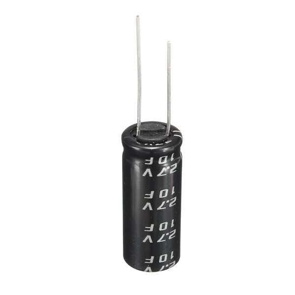 20pcs 2.7V 10F Cylindrical Ultra Super Farad Capacitor High Power Capacitance Supercap Fast Charge L