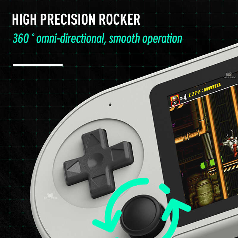 DATA FROG SF2000 Classic Retro Portable Mini S7 Game Console with Joystick 3 inch IPS Handheld Game