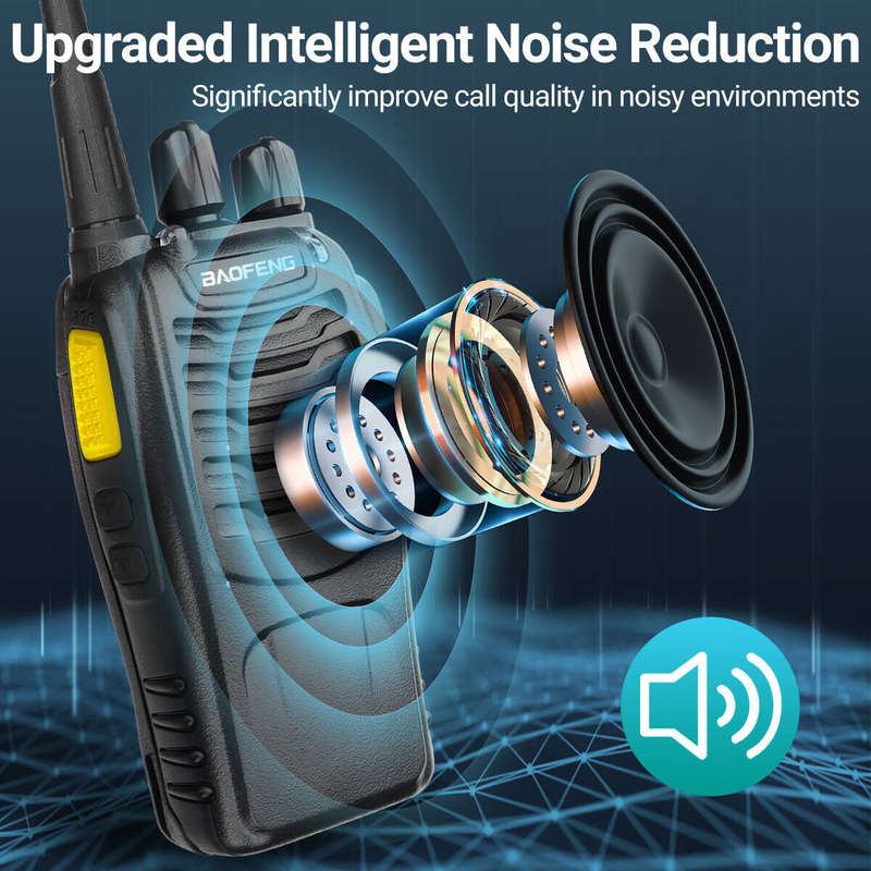 Baofeng BF-888SD GMSK Digital Walkie Talkie 16 Channels Noice Reduction UHF Encrypted Call Wireless