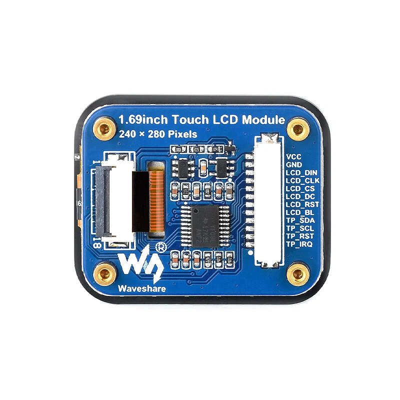 1.69inch LCD Touch Screen Display 240280 ST7789 for Raspberry Pi /ESP32S3 /Pico /STM32