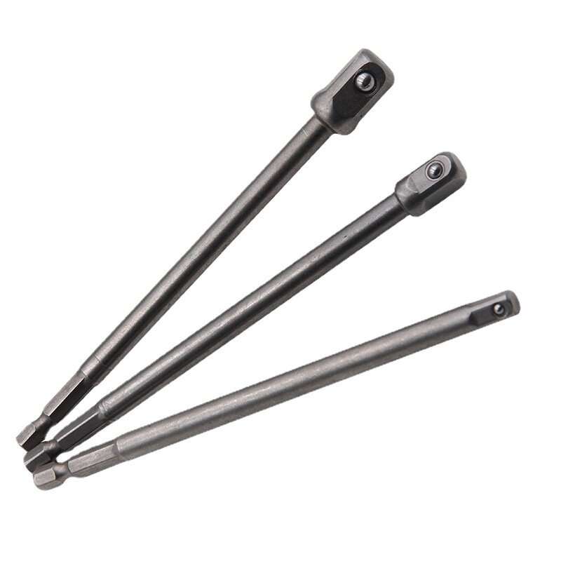 8PCS Set Of Electric Screw Wind Batch Conversion Joint Transfer Rod 1/2 Screwdriver Square Head 3/8