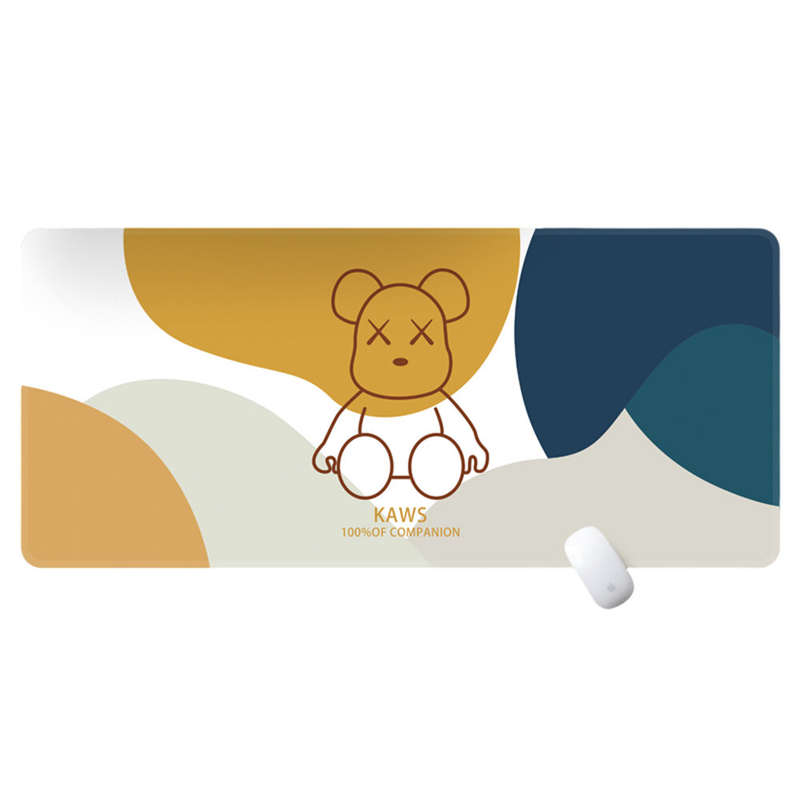 KAWS Extra Large Mouse Pad Gaming Keyboard Pad Anti-slip Rubber Lockrand Desktop Mat for Home Office