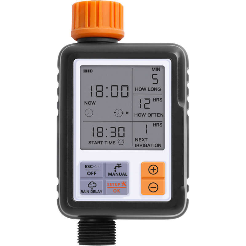 AGSIVO Sprinkler Timer Programmable Water Timer With Rain Delay for Garden Hose Automatic Watering S