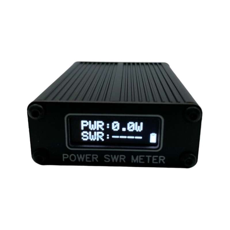 1.6MHz-30MHz 0.1W-11W QRP SWR Mini Desktop Shortwave Power Standing Wave Meter Built-in 400mAh Lithi