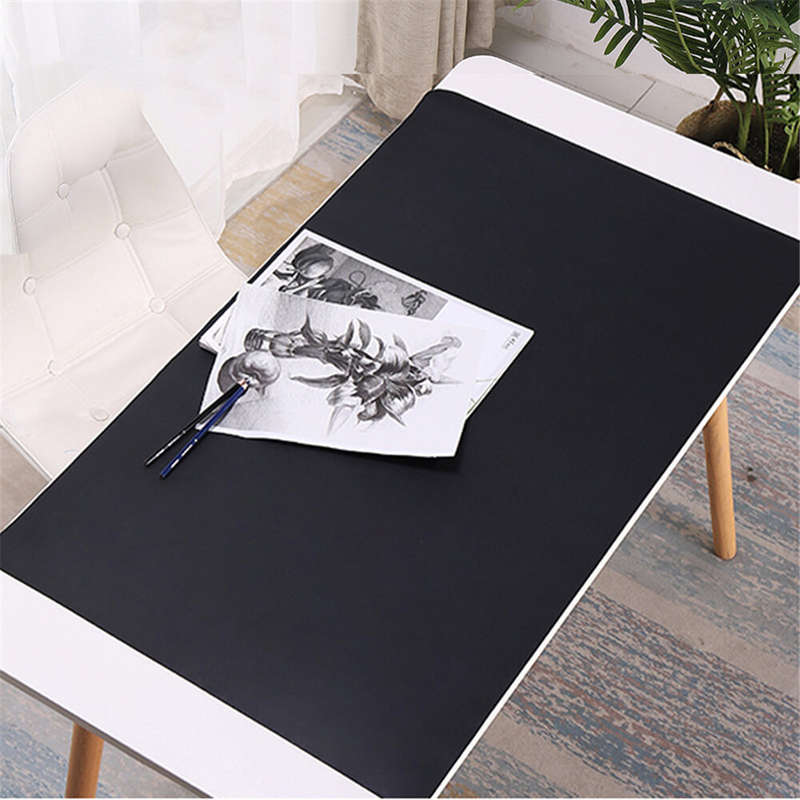 Large Desk Pad Office Desk Mat PU Leather Desk Blotter Waterproof One Side Desk Writing Pad for Offi