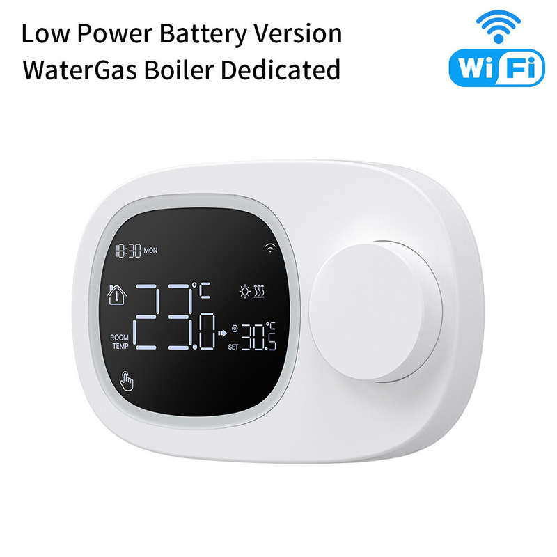 Tuya Smart WiFi Thermostat Heating/Cooling Mode Low Power Battery Water Gas Boiler Weekly Programmab