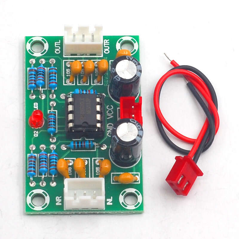 XH-A902 Audio Operational Preamplifier Board Module NE5532 Amplifier Front Panel Digital Tone Board
