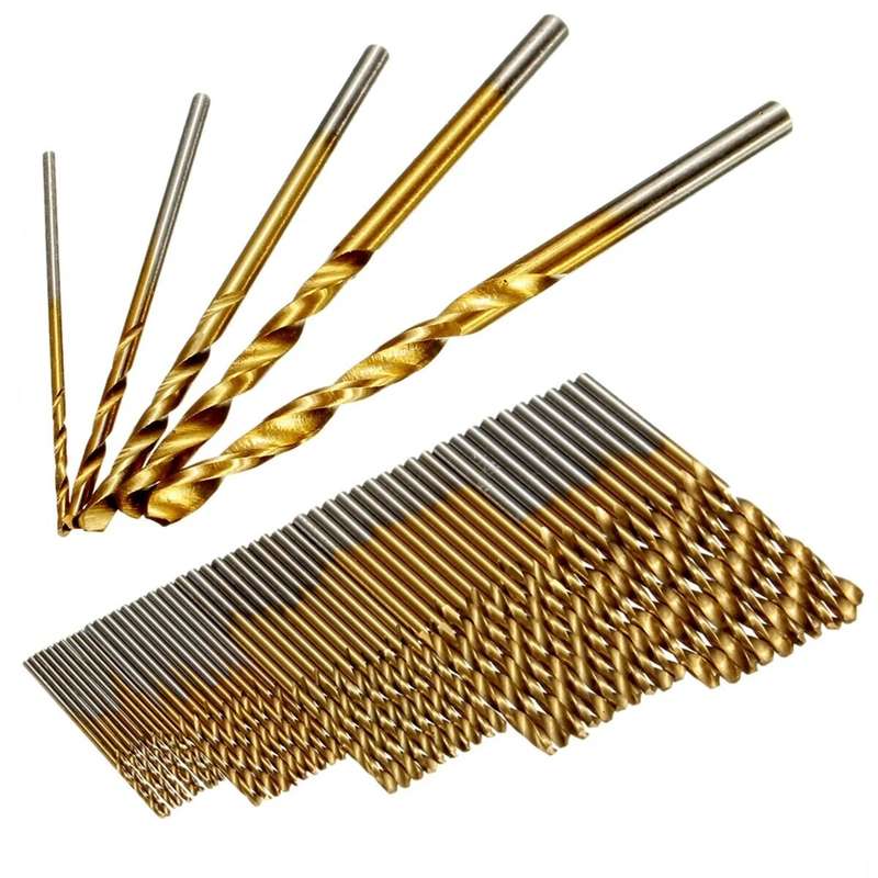 10*1mm+10*1.5mm+10*2mm+10*2.5mm+10*3mm High Speed Steel Drill Bit Straight Shank Twist Drill Bit Too